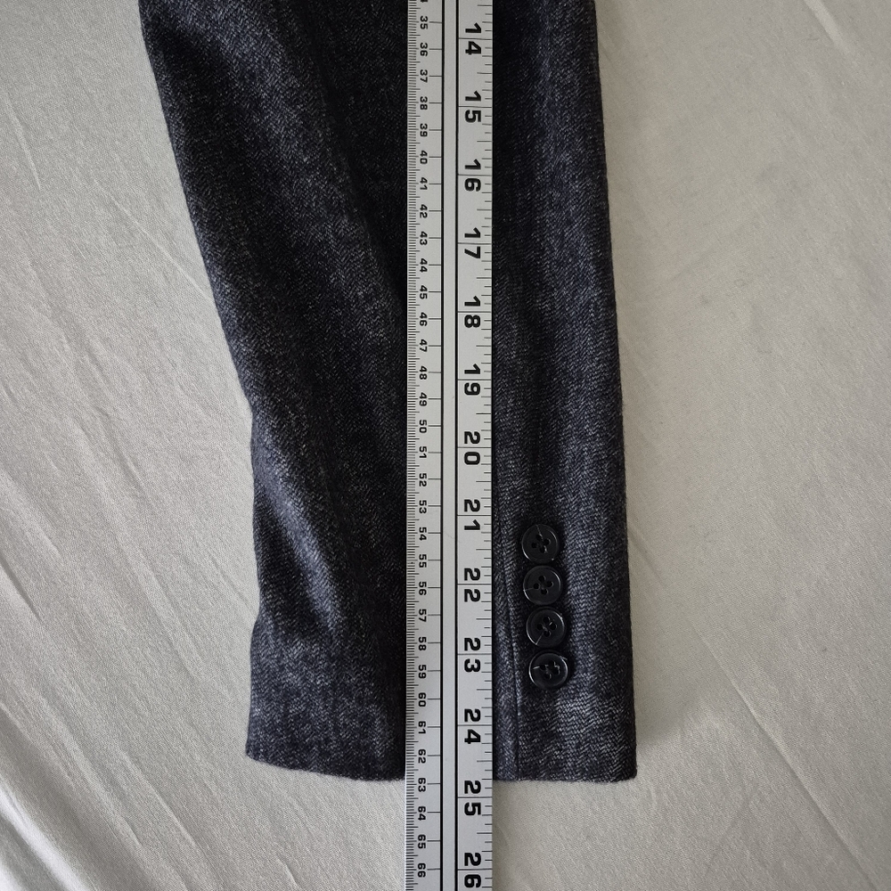 Ermenegildo "Z" Zegna Light 42L Charcoal Soft Wool Cashmere Blazer Quiet Luxury - Picture 12 of 14